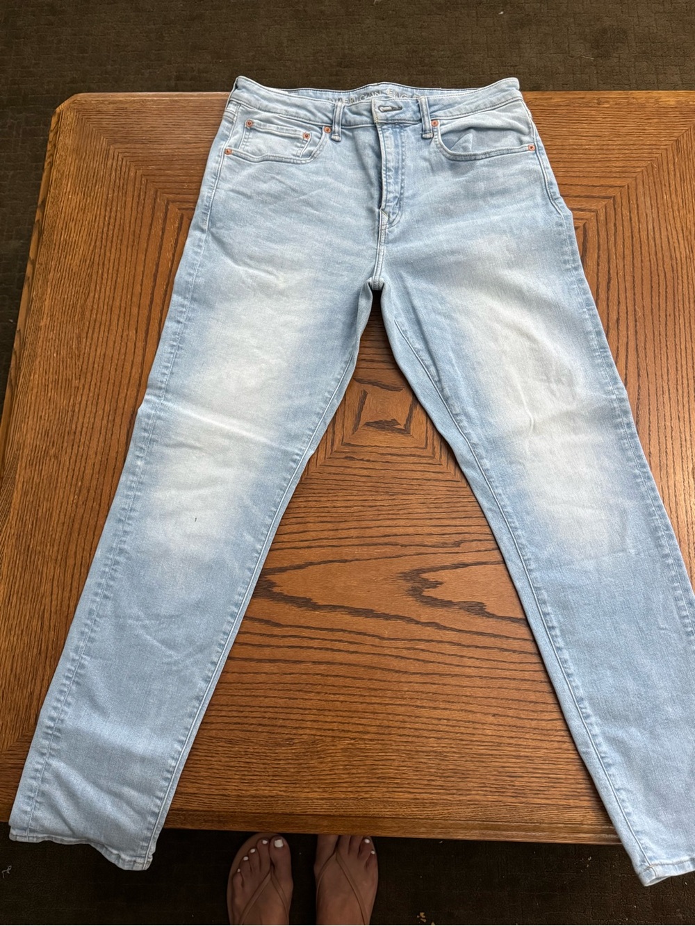 American Eagle Outfitters Light Blue Skinny Jeans